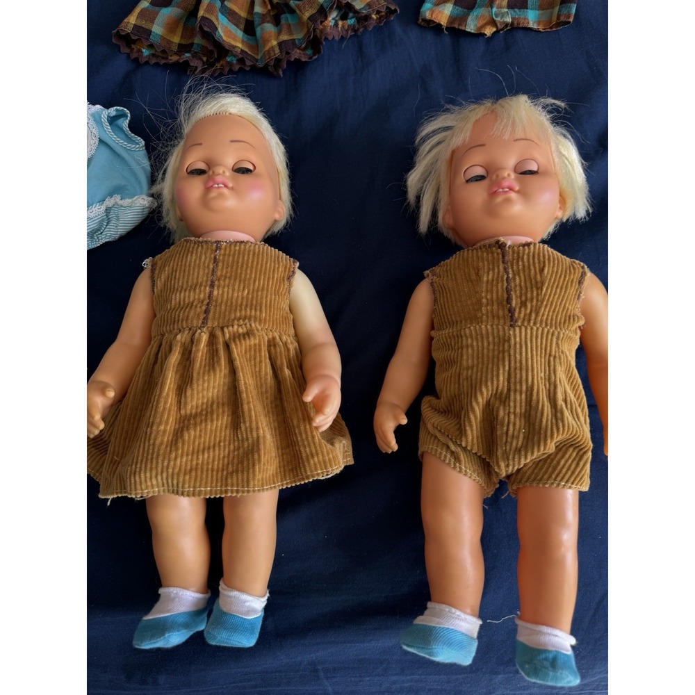 Chatty Twins Dolls Brother And Sister With Extra Clothes